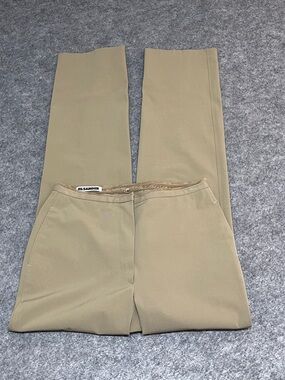 Jil Sander Light Beige Tailored Straight Trousers